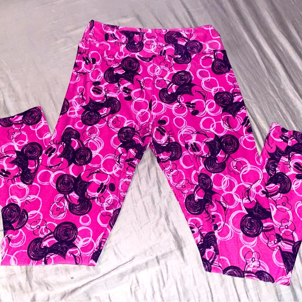 Lularoe Leggings Minnie Mouse Disney OS
